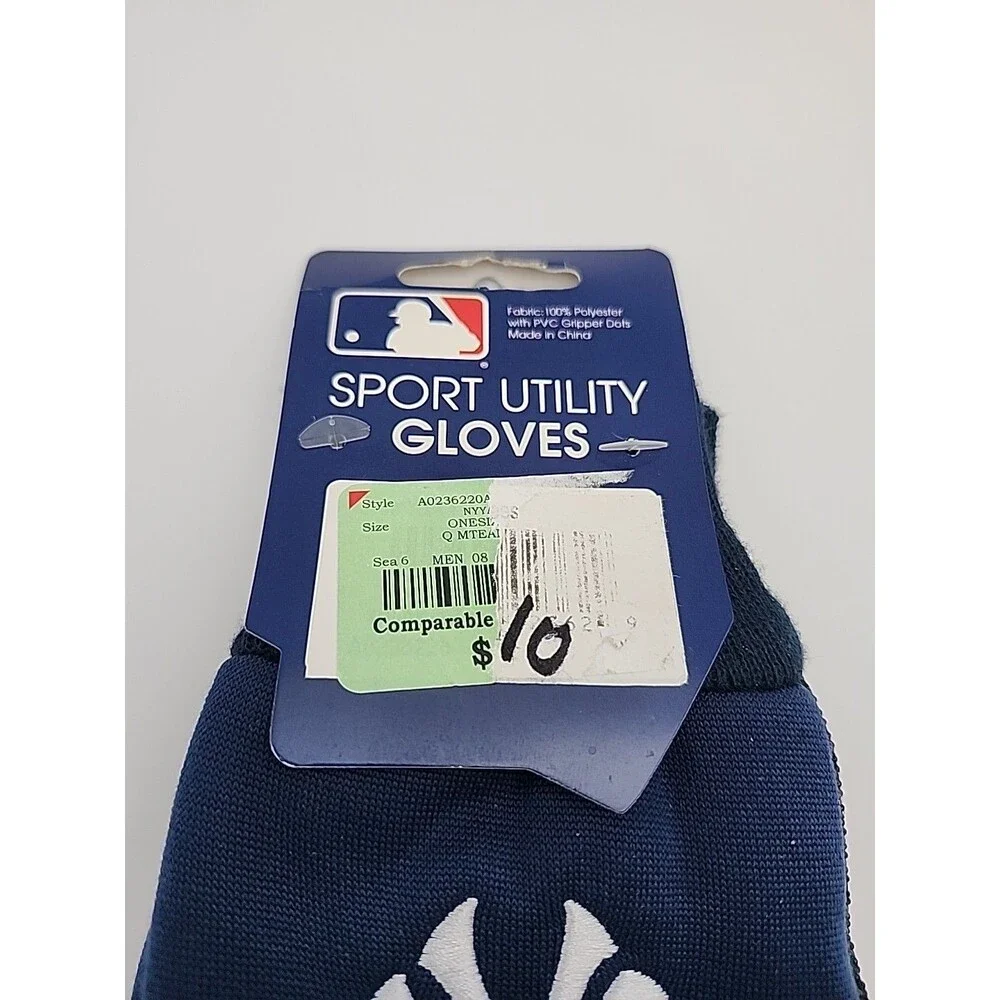 New York Yankees Adult Sport Utility Gloves MLB Fleece Work Glove Wincraft New